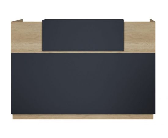 Γραφείο reception Lotus pakoworld σε χρώμα φυσικό - ανθρακί 180x70x110εκ - ΓΡΑΦΕΙΑ στο Milonadakis.gr
