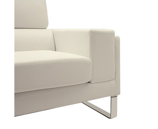 Καναπές Shea pakoworld 2θέσιος PU ivory-inox 158x80x87εκ - ΚΑΝΑΠΕΔΕΣ-ΣΑΛΟΝΙΑ στο Milonadakis.gr