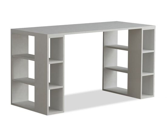 Γραφείο Colmar pakoworld χρώμα λευκό 140x60x75εκ - ΓΡΑΦΕΙΑ στο Milonadakis.gr