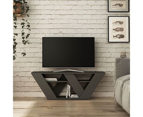 Έπιπλο τηλεόρασης Pipralla pakoworld ανθρακί 110x30x40εκ - ΕΠΙΠΛΑ ΤΗΛΕΟΡΑΣΗΣ στο Milonadakis.gr