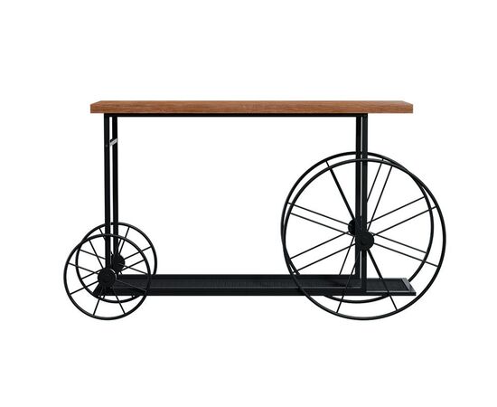 Κονσόλα Bike pakoworld χρώμα μαύρο-καρυδί 148x28x85εκ - ΣΥΡΤΑΡΙΕΡΕΣ - ΤΟΥΑΛΕΤΕΣ στο Milonadakis.gr