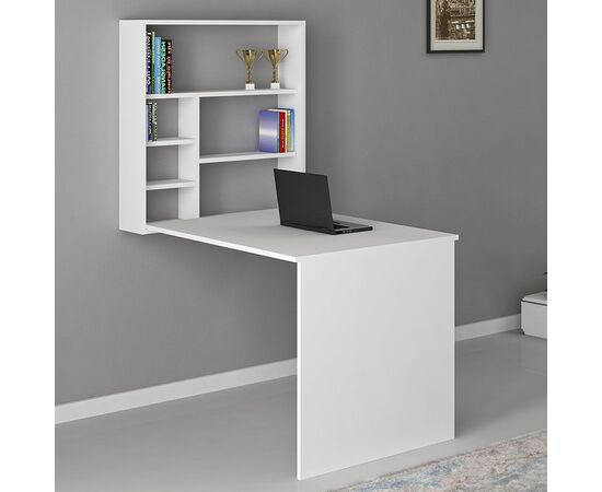 Γραφείο τοίχου ανοιγόμενο Ravin pakoworld λευκό 63x90x154εκ - ΓΡΑΦΕΙΑ στο Milonadakis.gr