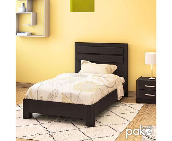 Κρεβάτι μονό OLYMPUS pakoworld σε χρώμα wenge 100x200εκ - ΚΡΕΒΑΤΙΑ στο Milonadakis.gr