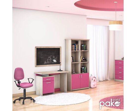 Γραφείο εργασίας Looney pakoworld χρώμα castillo-ροζ 100x55x75εκ - ΓΡΑΦΕΙΑ στο Milonadakis.gr