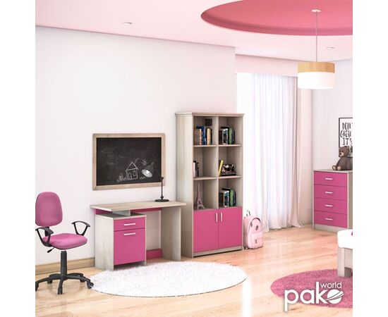 Βιβλιοθήκη παιδική σύνθετη Looney pakoworld χρώμα castillo-ροζ 80,5x36,5x183,5εκ - ΒΙΒΛΙΟΘΗΚΕΣ στο Milonadakis.gr