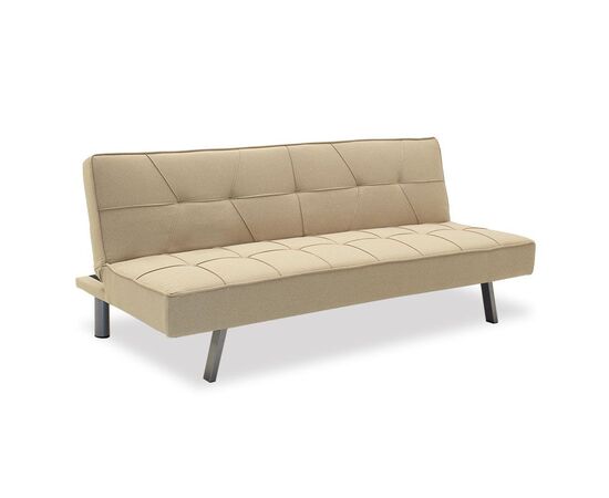 Καναπές-κρεβάτι Travis pakoworld 3θέσιος με ύφασμα μπεζ 175x83x74εκ - ΚΑΝΑΠΕΔΕΣ-ΣΑΛΟΝΙΑ στο Milonadakis.gr