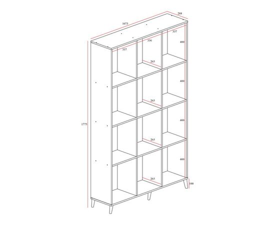 Βιβλιοθήκη FIRENZE pakoworld χρώμα sonoma 107x28,6x178εκ - ΒΙΒΛΙΟΘΗΚΕΣ στο Milonadakis.gr