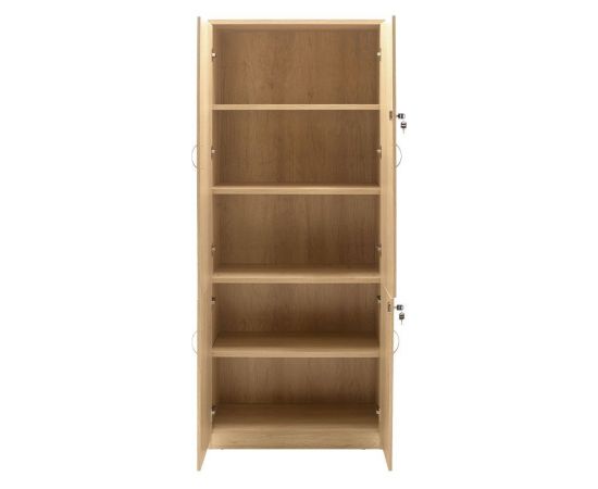 Ντουλάπα γραφείου επαγγελματική Amazon pakoworld χρώμα sonoma 80x40x200εκ - ΒΙΒΛΙΟΘΗΚΕΣ στο Milonadakis.gr