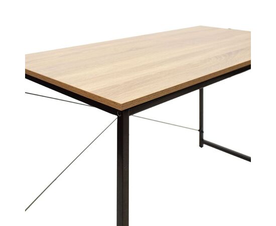 Γραφείο εργασίας Ramon pakoworld φυσικό-μαύρο 120x60,5x70εκ - ΓΡΑΦΕΙΑ στο Milonadakis.gr