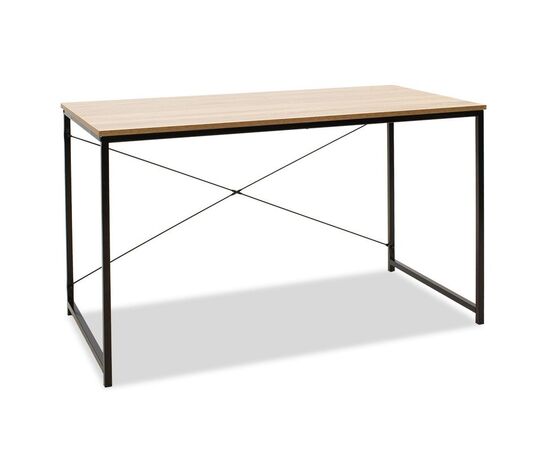 Γραφείο εργασίας Ramon pakoworld φυσικό-μαύρο 120x60,5x70εκ - ΓΡΑΦΕΙΑ στο Milonadakis.gr