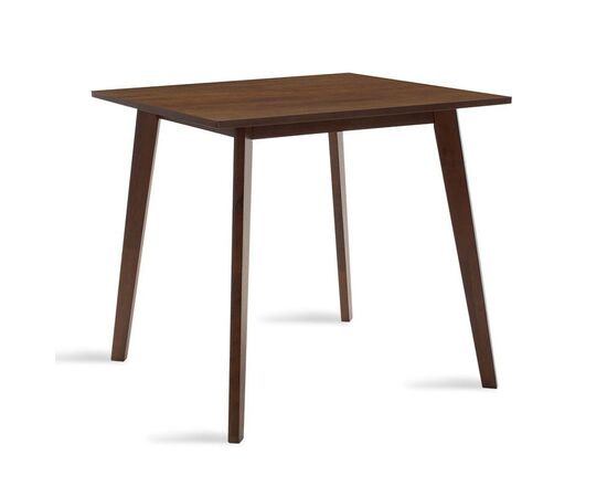 Τραπέζι Benson pakoworld MDF σε καρυδί απόχρωση 80x80x75εκ - ΤΡΑΠΕΖΙΑ ΚΟΥΖΙΝΑΣ στο Milonadakis.gr