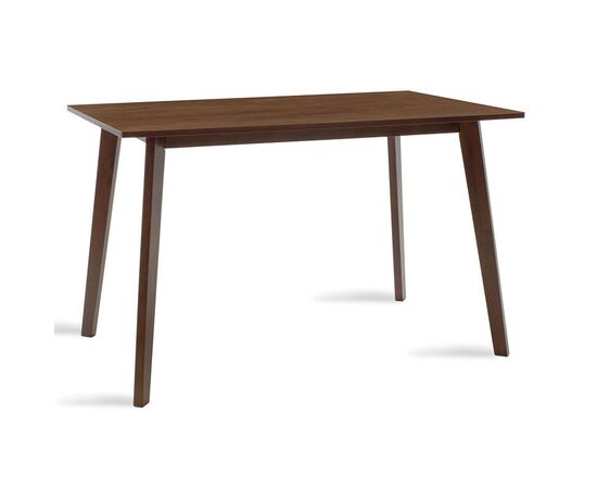 Τραπέζι Benson pakoworld MDF σε καρυδί απόχρωση 120x75x75εκ - ΤΡΑΠΕΖΙΑ ΚΟΥΖΙΝΑΣ στο Milonadakis.gr