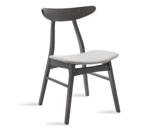 Καρέκλα Orlean pakoworld γκρι ύφασμα-rubberwood ανθρακί πόδι - ΚΑΡΕΚΛΕΣ - ΠΟΛΥΘΡΟΝΕΣ ΕΣ. στο Milonadakis.gr