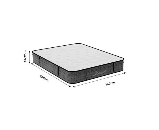 Στρώμα Diamond pakoworld pocket spring+ gel memory foam 25-27cm 160x200εκ - ΣΤΡΩΜΑΤΑ ΥΠΝΟΥ & ΣΟΜΙΕΔΕΣ στο Milonadakis.gr