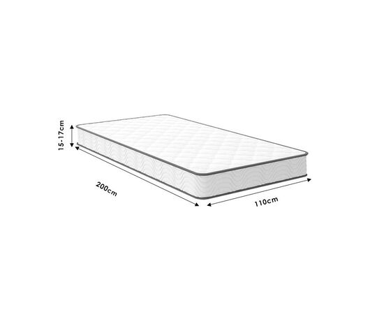Στρώμα Levander pakoworld bonnel springs roll pack μονής όψης 15-17cm 110x200εκ - ΣΤΡΩΜΑΤΑ ΥΠΝΟΥ & ΣΟΜΙΕΔΕΣ στο Milonadakis.gr