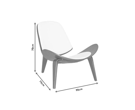 Πολυθρόνα Vilma pakoworld PU μαύρο- plywood καρυδί 90x73x75εκ - ΚΑΡΕΚΛΕΣ - ΠΟΛΥΘΡΟΝΕΣ ΕΣ. στο Milonadakis.gr