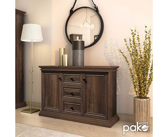Μπουφές Mozart pakoworld χρώμα καρυδί 121x40x76,5εκ - ΜΠΟΥΦΕΔΕΣ-ΚΟΝΣΟΛΕΣ στο Milonadakis.gr