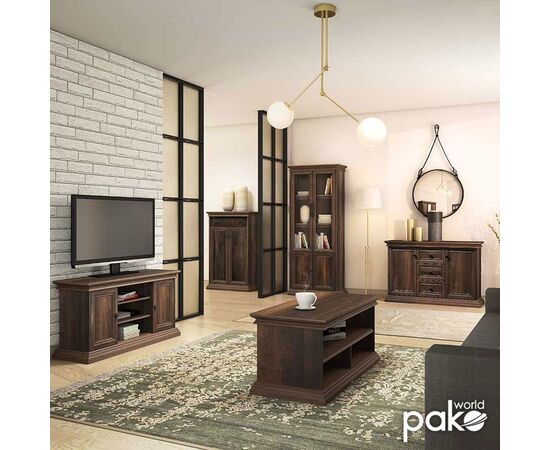 Μπουφές Mozart pakoworld χρώμα καρυδί 121x40x76,5εκ - ΜΠΟΥΦΕΔΕΣ-ΚΟΝΣΟΛΕΣ στο Milonadakis.gr