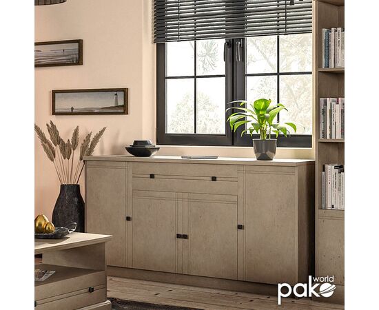 Μπουφές Libby pakoworld φυσικό 160x39.5x83εκ - ΜΠΟΥΦΕΔΕΣ-ΚΟΝΣΟΛΕΣ στο Milonadakis.gr