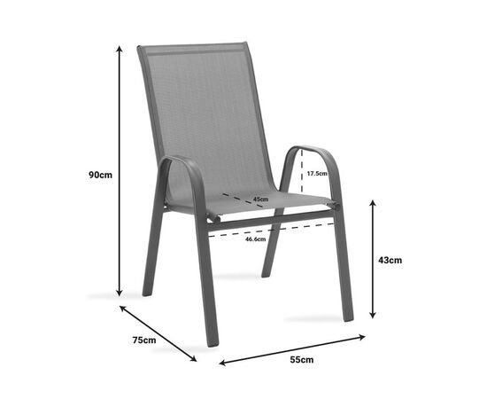 Πολυθρόνα Calan pakoworld μέταλλο σκούρo καφέ-textilene καφέ 55x75x90εκ - ΚΑΡΕΚΛΕΣ - ΠΟΛΥΘΡΟΝΕΣ στο Milonadakis.gr