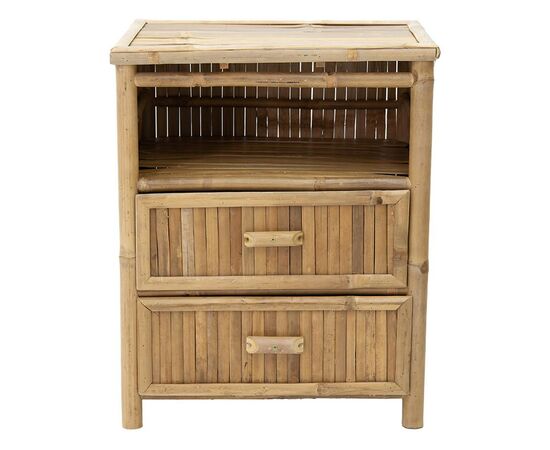 Κομοδίνο Ofra pakoworld bamboo φυσικό 56x46x69εκ - ΚΟΜΟΔΙΝΑ στο Milonadakis.gr