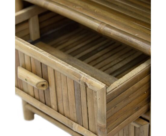 Κομοδίνο Ofra pakoworld bamboo φυσικό 56x46x69εκ - ΚΟΜΟΔΙΝΑ στο Milonadakis.gr