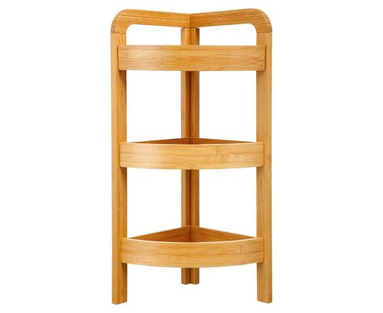 Ραφιέρα επιδαπέδια 3όροφη Jabez pakoworld bamboo φυσικό 23x23x61εκ - ΟΡΓΑΝΩΣΗ ΣΠΙΤΙΟΥ στο Milonadakis.gr