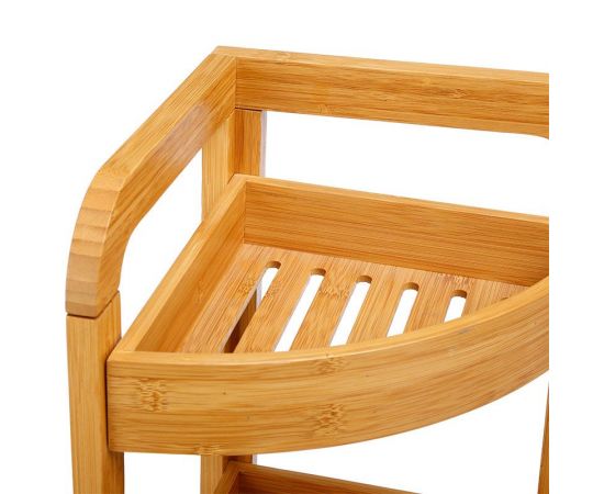 Ραφιέρα επιδαπέδια 3όροφη Jabez pakoworld bamboo φυσικό 23x23x61εκ - ΟΡΓΑΝΩΣΗ ΣΠΙΤΙΟΥ στο Milonadakis.gr