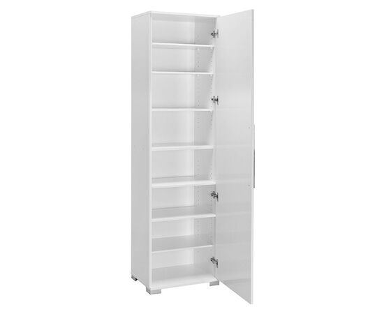 Ντουλάπι-στήλη Diamond1 pakoworld λευκό gloss 50x35x187εκ - ΟΡΓΑΝΩΣΗ ΣΠΙΤΙΟΥ στο Milonadakis.gr