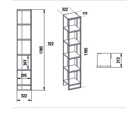 Βιβλιοθήκη Marble pakoworld χρώμα λευκό μαρμάρου-χρυσό 32x31,5x178,5εκ - ΒΙΒΛΙΟΘΗΚΕΣ στο Milonadakis.gr
