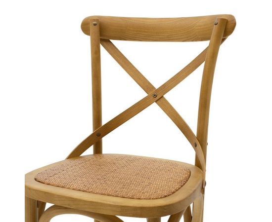 Σκαμπό μπαρ Reid pakoworld ξύλο sonoma-έδρα καφέ rattan - ΣΚΑΜΠΟ ΜΠΑΡ στο Milonadakis.gr