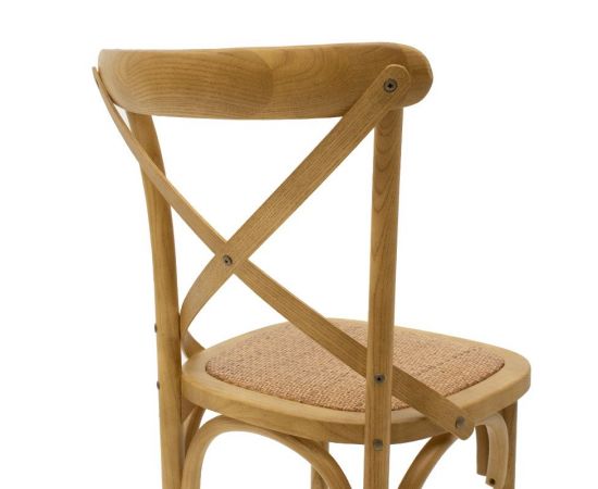Σκαμπό μπαρ Reid pakoworld ξύλο sonoma-έδρα καφέ rattan - ΣΚΑΜΠΟ ΜΠΑΡ στο Milonadakis.gr