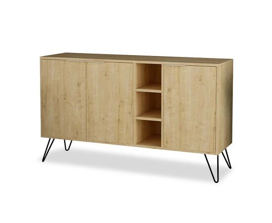 Μπουφές Clara pakoworld χρώμα light oak 142x35.5x83εκ - ΜΠΟΥΦΕΔΕΣ-ΚΟΝΣΟΛΕΣ στο Milonadakis.gr