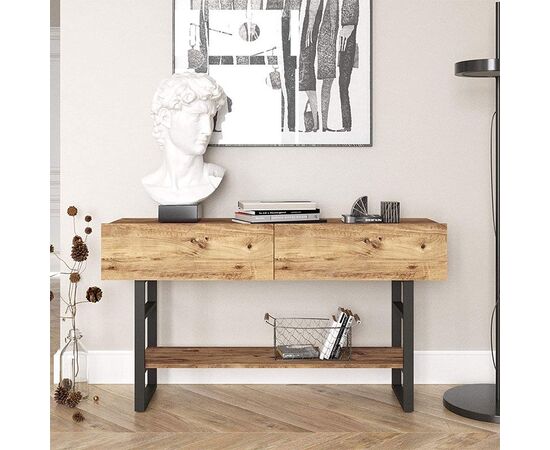 Κονσόλα Vien pakoworld oak-μαύρο 139x43x75,5εκ - ΣΥΡΤΑΡΙΕΡΕΣ - ΤΟΥΑΛΕΤΕΣ στο Milonadakis.gr