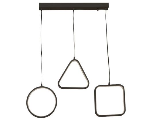 Φωτιστικό οροφής τρίφωτο PWL-0990 pakoworld LED 60W μαύρο 70x10x100εκ - ΦΩΤΙΣΤΙΚΑ ΟΡΟΦΗΣ στο Milonadakis.gr