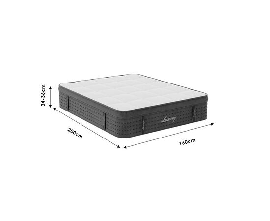 Στρώμα Luxury pakoworld pocket spring+gel memory foam+latex μονής όψης aloe vera 34-36cm 160x200εκ - ΣΤΡΩΜΑΤΑ ΥΠΝΟΥ & ΣΟΜΙΕΔΕΣ στο Milonadakis.gr