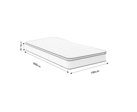Στρώμα Perfecto pakoworld Continuous springs μονής όψης ανώστρωμα 22-24cm 100x200εκ - ΣΤΡΩΜΑΤΑ ΥΠΝΟΥ & ΣΟΜΙΕΔΕΣ στο Milonadakis.gr