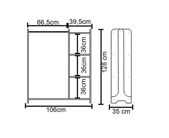 Έπιπλο εισόδου Renesme pakoworld ανοιχτό καρυδί 106x35x128εκ - ΕΠΙΠΛΑ ΕΙΣΟΔΟΥ στο Milonadakis.gr