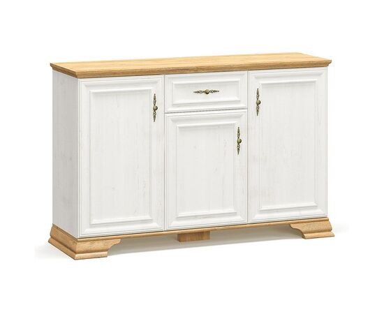 Μπουφές Jaden pakoworld golden oak-λευκό antique 137,5x39x88,5εκ - ΜΠΟΥΦΕΔΕΣ-ΚΟΝΣΟΛΕΣ στο Milonadakis.gr