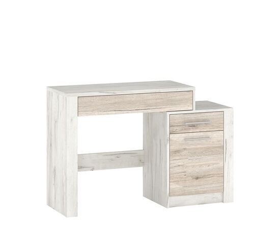 Τουαλέτα-καθρέπτης Neruda pakoworld λευκό antique-oak 114,5x39,5x76εκ - ΣΥΡΤΑΡΙΕΡΕΣ - ΤΟΥΑΛΕΤΕΣ στο Milonadakis.gr