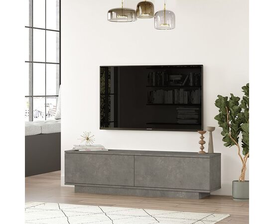 Έπιπλο τηλεόρασης Zoeva pakoworld γκρι cemento 140x35,5x38εκ - ΕΠΙΠΛΑ ΤΗΛΕΟΡΑΣΗΣ στο Milonadakis.gr