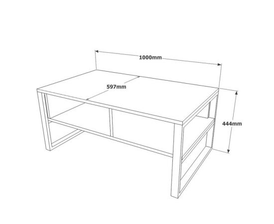 Τραπέζι σαλονιού Honora pakoworld ανθρακί antique-μαύρο 100x60x44.5εκ - ΤΡΑΠΕΖΑΚΙΑ ΣΑΛΟΝΙΟΥ στο Milonadakis.gr