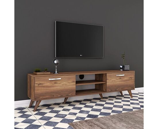 Έπιπλο τηλεόρασης Sabian pakoworld καρυδί 180x35x48,5εκ - ΕΠΙΠΛΑ ΤΗΛΕΟΡΑΣΗΣ στο Milonadakis.gr