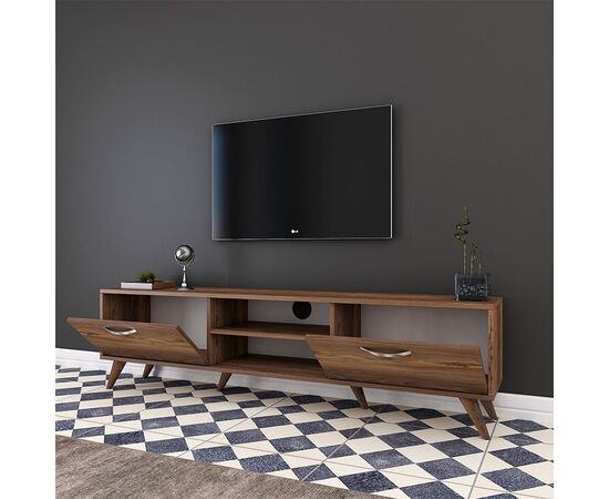 Έπιπλο τηλεόρασης Sabian pakoworld καρυδί 180x35x48,5εκ - ΕΠΙΠΛΑ ΤΗΛΕΟΡΑΣΗΣ στο Milonadakis.gr