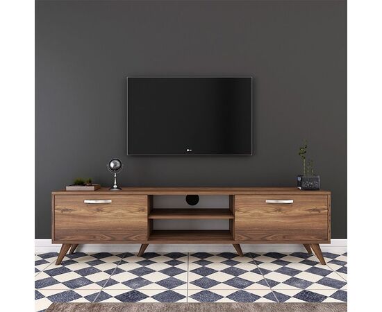 Έπιπλο τηλεόρασης Sabian pakoworld καρυδί 180x35x48,5εκ - ΕΠΙΠΛΑ ΤΗΛΕΟΡΑΣΗΣ στο Milonadakis.gr
