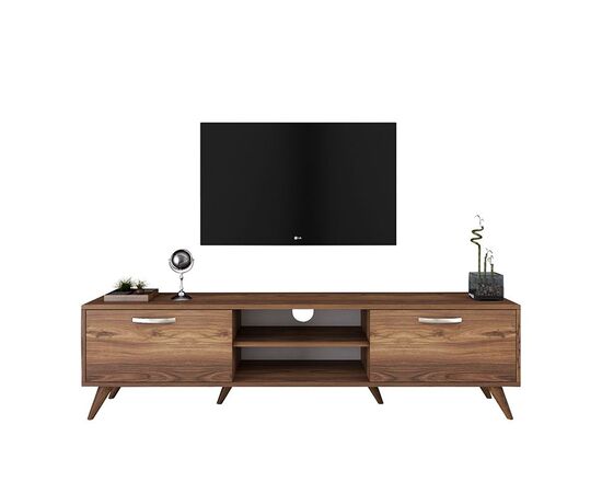 Έπιπλο τηλεόρασης Sabian pakoworld καρυδί 180x35x48,5εκ - ΕΠΙΠΛΑ ΤΗΛΕΟΡΑΣΗΣ στο Milonadakis.gr