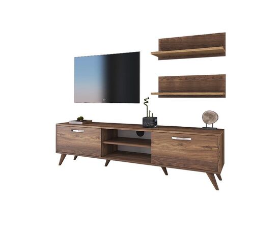 Σύνθετο σαλονιού Jasmine pakoworld καρυδί 180x35x48.5εκ - ΣΥΝΘΕΣΕΙΣ ΣΑΛΟΝΙΟΥ στο Milonadakis.gr