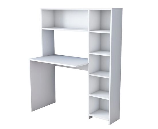 Γραφείο με βιβλιοθήκη Janson pakoworld λευκό 113x40x142εκ - ΓΡΑΦΕΙΑ στο Milonadakis.gr