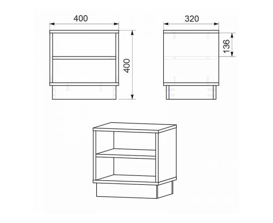 Κομοδίνο Mason pakoworld sonoma-λευκό 40x32x40εκ - ΚΟΜΟΔΙΝΑ στο Milonadakis.gr
