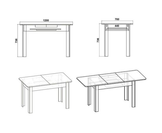 Τραπέζι Quiin pakoworld επεκτεινόμενο καρυδί 120-164x70x73.5εκ - ΤΡΑΠΕΖΙΑ ΚΟΥΖΙΝΑΣ στο Milonadakis.gr